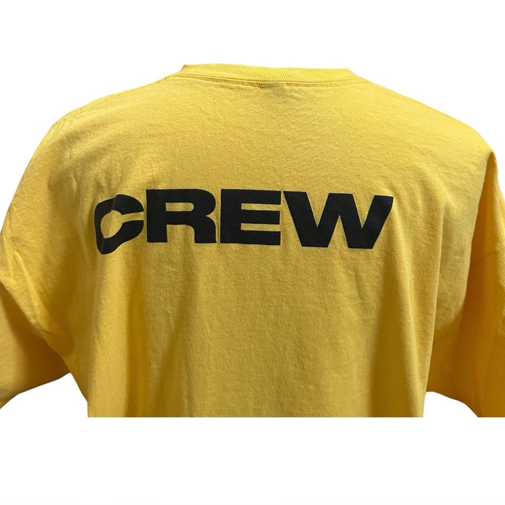 Yellow Gildan Ultra Cotton graphic T-shirt; Size 2XL